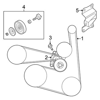 Nissan OE - Cooling - Belts & Pulleys (2.5L)