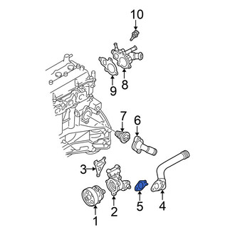 Nissan OE - Engine Coolant Bypass Pipe O-Ring
