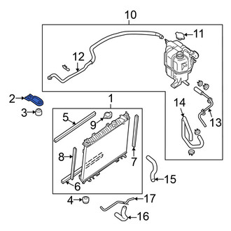 Nissan OE - Radiator Mount Bracket