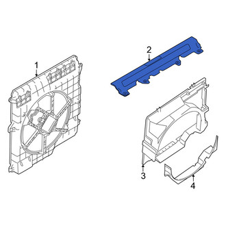 Nissan OE - Upper Radiator Air Seal
