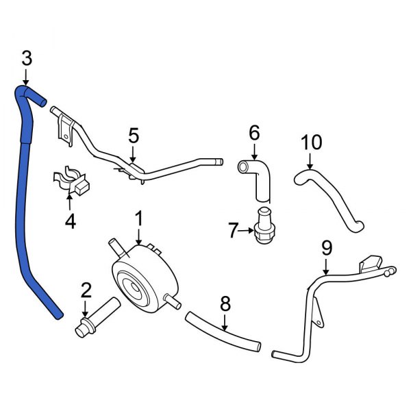 Engine Oil Cooler Line