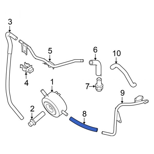 Engine Oil Cooler Line