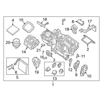 2020 Nissan Frontier Heater Control Valves — CARiD.com