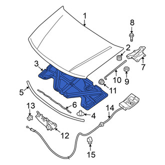 Nissan OE - Hood Insulation Pad