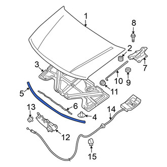 Nissan OE - Front Hood Seal