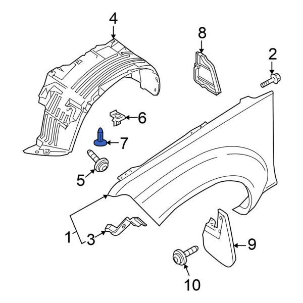 Fender Liner Retainer