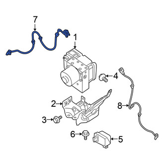 Nissan OE - Rear Right ABS Wheel Speed Sensor