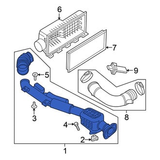 Nissan OE - Front Engine Air Intake Hose