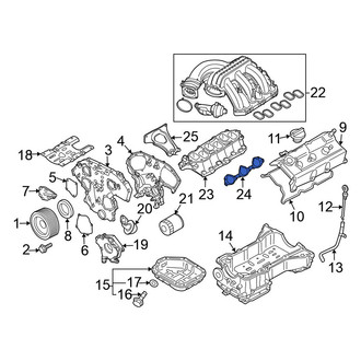 Nissan OE - Lower Engine Intake Manifold Gasket