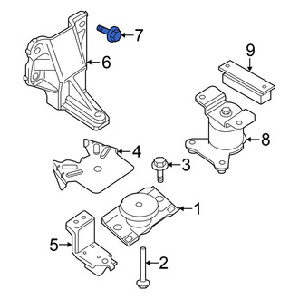 Nissan OE - Engine Mount Bolt
