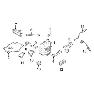 Nissan OE - Emission System - Emission Components (3.8L)