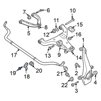 Nissan OE - Suspension Stabilizer Bar Bracket Bolt