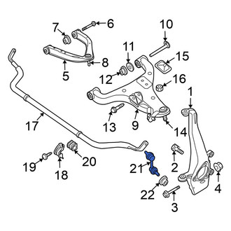 Nissan OE - Front Left Suspension Stabilizer Bar Link