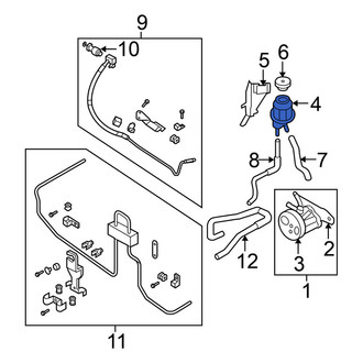 Nissan OE - Power Steering Reservoir