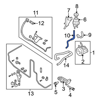 Nissan OE - Power Steering Return Hose