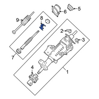 Nissan OE - Steering Coupling Boot Retaining Ring