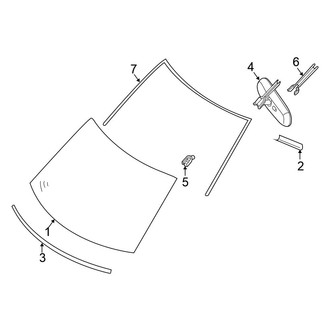 Nissan OE - Windshield - Glass