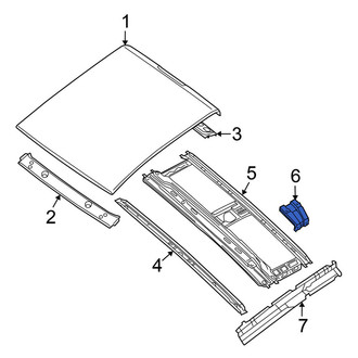 Nissan OE - Right Roof Bow Bracket