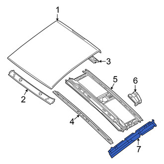 Nissan OE - Right Roof Side Rail