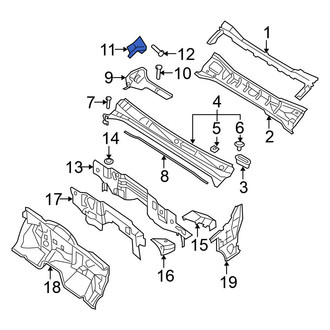 Nissan OE - Right Cowl Extension