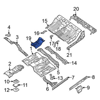Nissan OE - Floor Pan Reinforcement