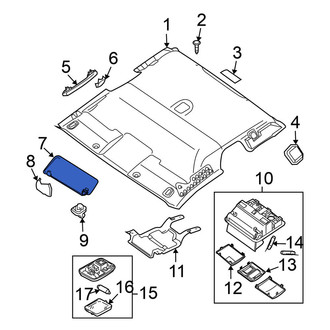 Nissan OE - Left Sun Visor