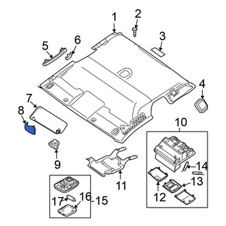 Nissan OE - Sun Visor Cover