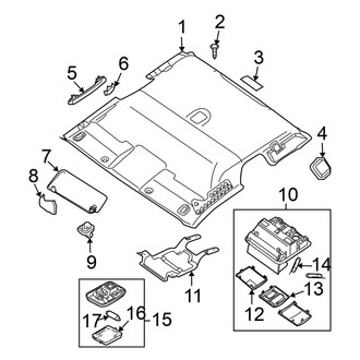 Nissan OE - Cab - Interior Trim (Roof Trim), (King Cab)