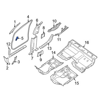 Nissan OE - Left Dashboard Air Vent Trim