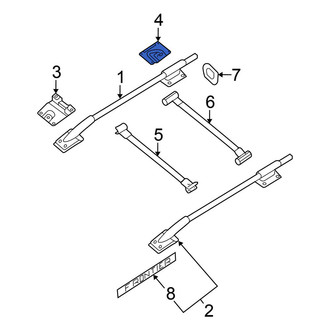 Nissan OE - Rear Right Roof Luggage Carrier Side Rail Bracket