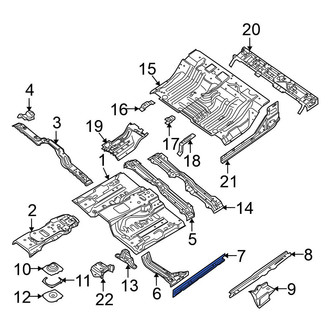Nissan OE - Right Floor Sill