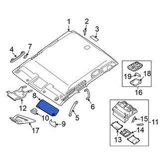 Nissan OE - Left Sun Visor