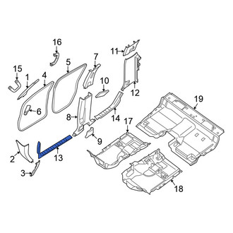 Nissan OE - Front Left Door Sill Plate