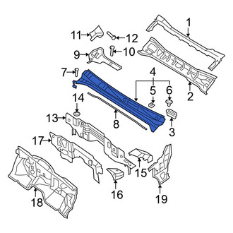 Nissan OE - Cowl Grille Panel