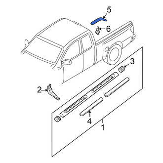 Nissan OE - Left Roof Drip Molding