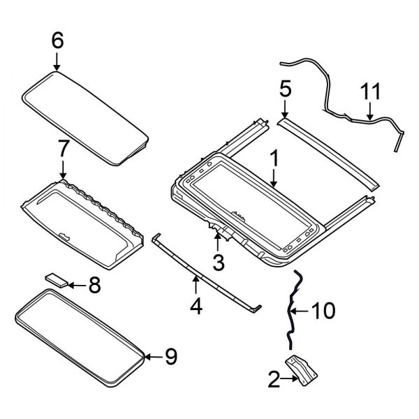 Sunroof Drain Hose