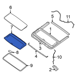 Nissan OE - Sunroof Cover