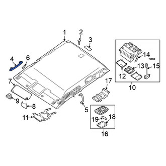 Nissan OE - Left Interior Grab Bar