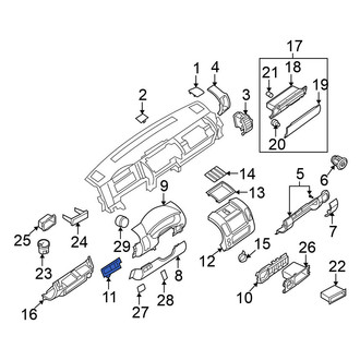 Nissan OE - Left Instrument Panel Bezel