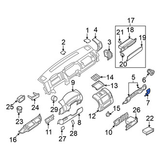Nissan OE - Fuse Box Cover