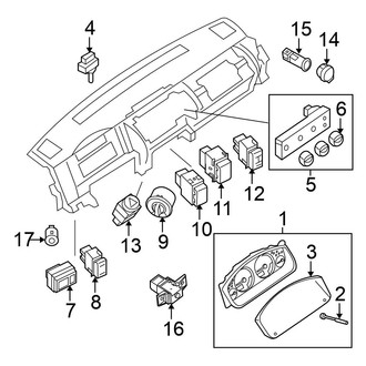 Nissan OE - Instrument Panel - Cluster & Switches