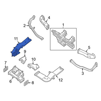 Nissan OE - Rear Right Instrument Panel Air Duct