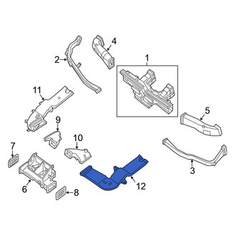 Nissan OE - Left Lower Instrument Panel Air Duct