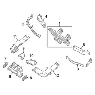 Nissan OE - Instrument Panel - Ducts
