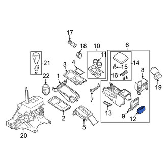 Nissan OE - Rear Console Cup Holder