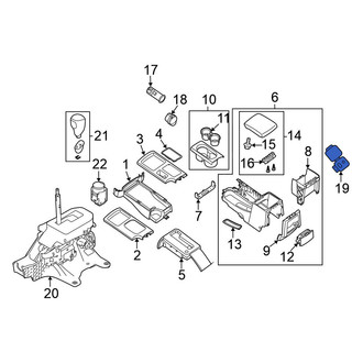 Nissan OE - Front 12 Volt Accessory Power Outlet