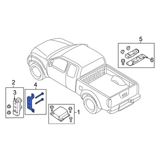 Nissan OE - Front Inner Air Bag Impact Sensor Bracket
