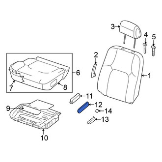 Nissan OE - Front Left Power Seat Switch Bezel