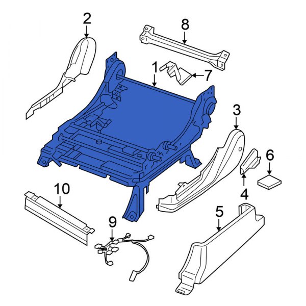 Seat Track Adjust Mechanism