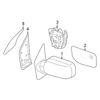 Nissan OE - Front Door - Outside Mirrors